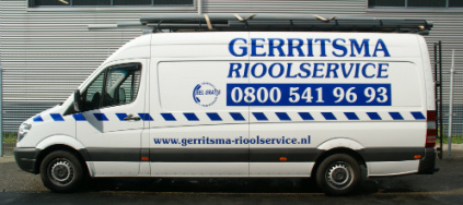 Vernieuwingsbus rioolreparatie vervanging Gerritsma Rioolservice werkbus